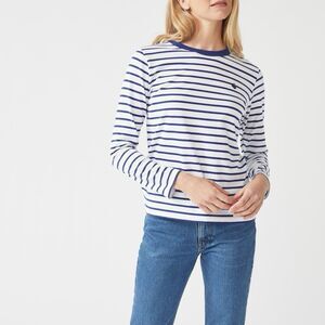Radley Linden Gardens Striped Long Sleeve LARGE Embroidered Detail SOLD OUT